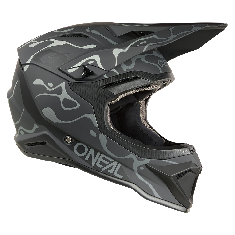 O'neal casco cross 1SRS SPLASH nero/grigio