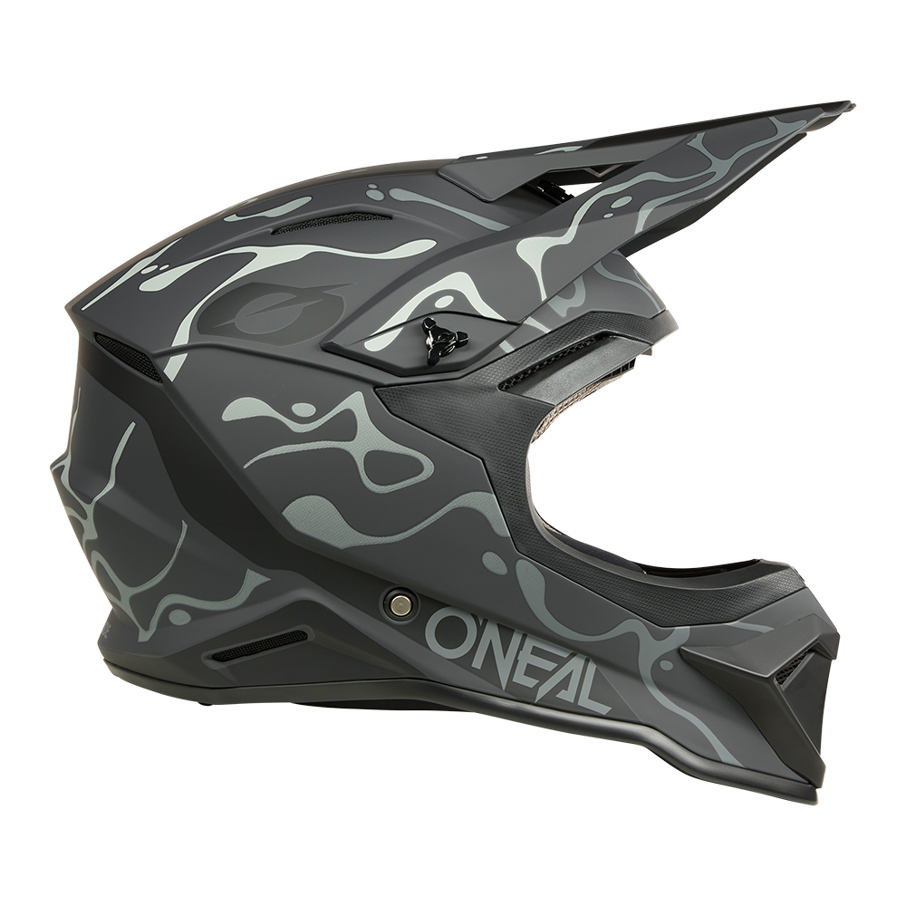 O'neal casco cross 1SRS SPLASH nero/grigio