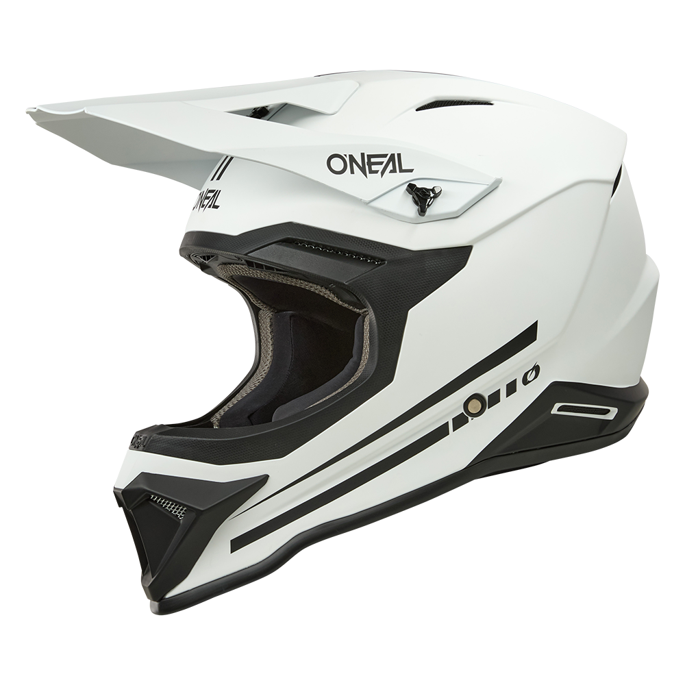 O'neal casco cross 1SRS SOLID bianco