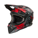 O'neal casco cross 1SRS VIBRANT nero/rosso