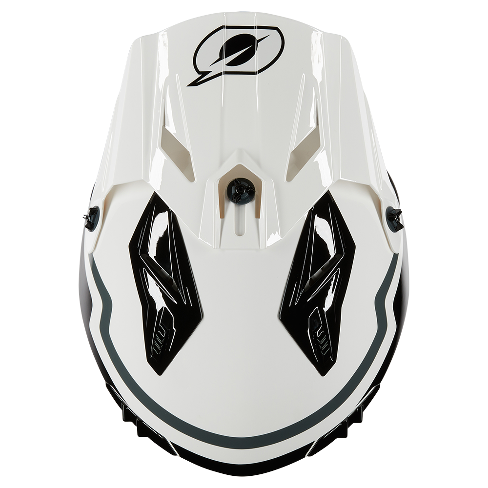 O'neal casco cross VOLT CORP bianco/nero
