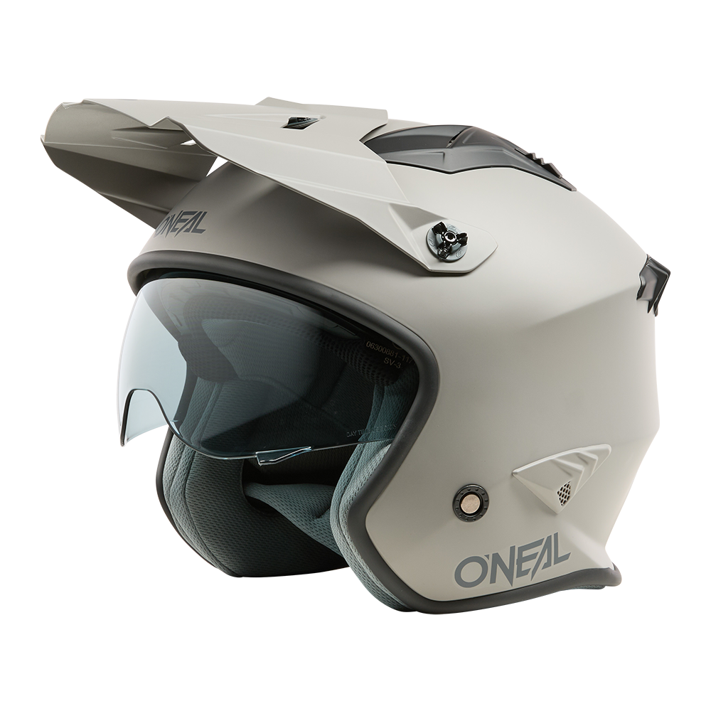 O'neal casco cross VOLT SOLID grigio