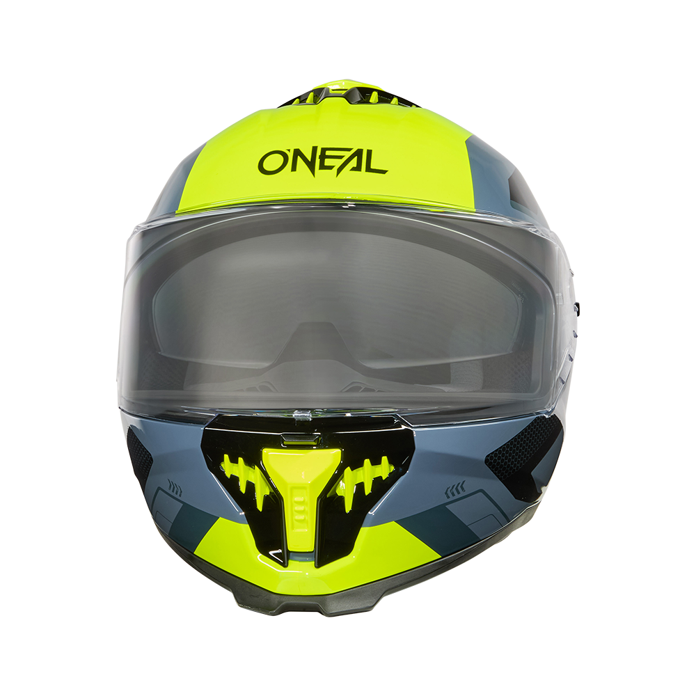 O'neal casco integrale CHALLENGER Helmet EXO nero/grigio/neon giallo