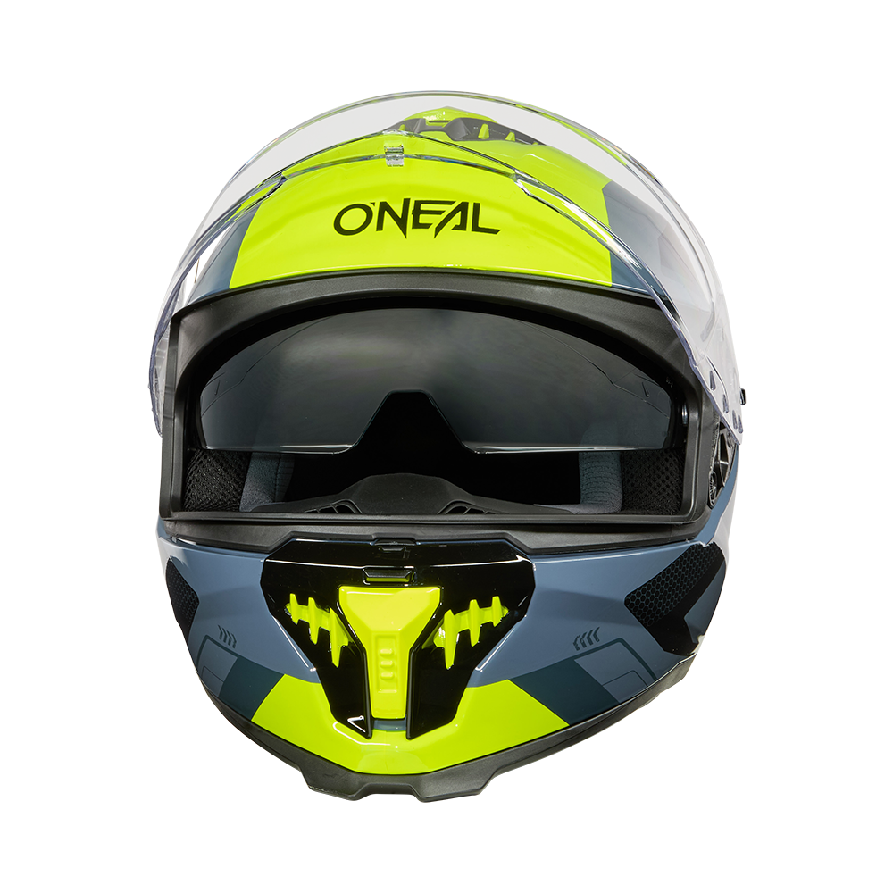 O'neal casco integrale CHALLENGER Helmet EXO nero/grigio/neon giallo