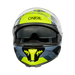 O'neal casco integrale CHALLENGER Helmet EXO nero/grigio/neon giallo