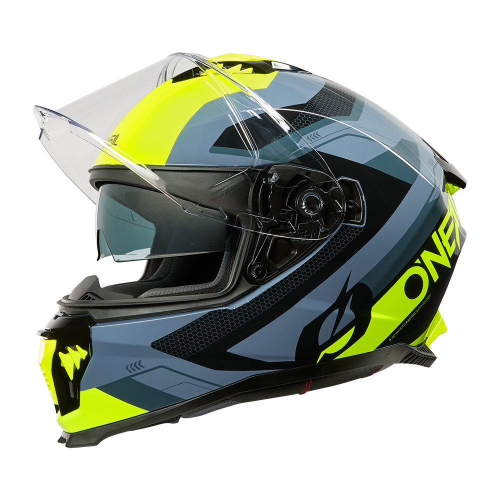 O'neal casco integrale CHALLENGER Helmet EXO nero/grigio/neon giallo