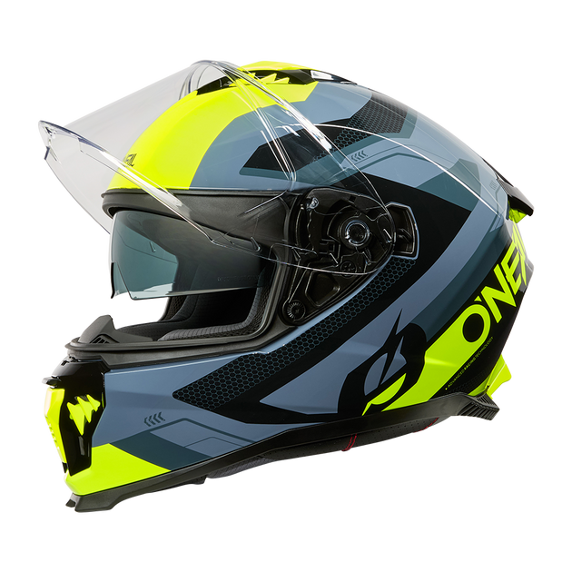 O'neal casco integrale CHALLENGER Helmet EXO nero/grigio/neon giallo