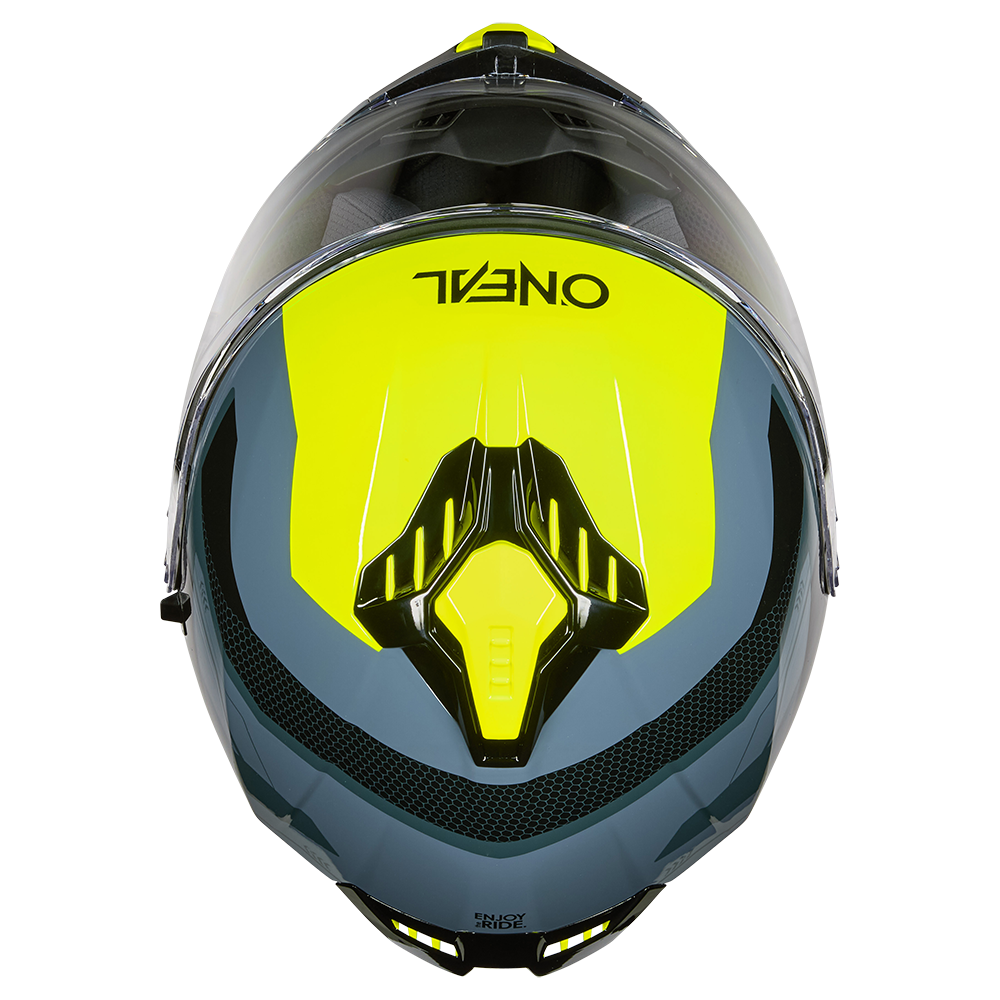 O'neal casco integrale CHALLENGER Helmet EXO nero/grigio/neon giallo