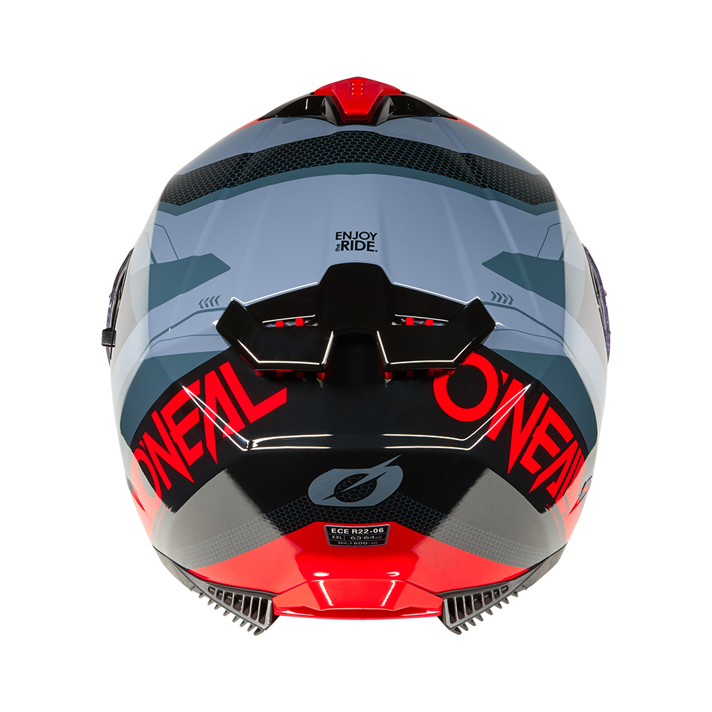 O'neal casco integrale CHALLENGER Helmet EXO nero/grigio/rosso