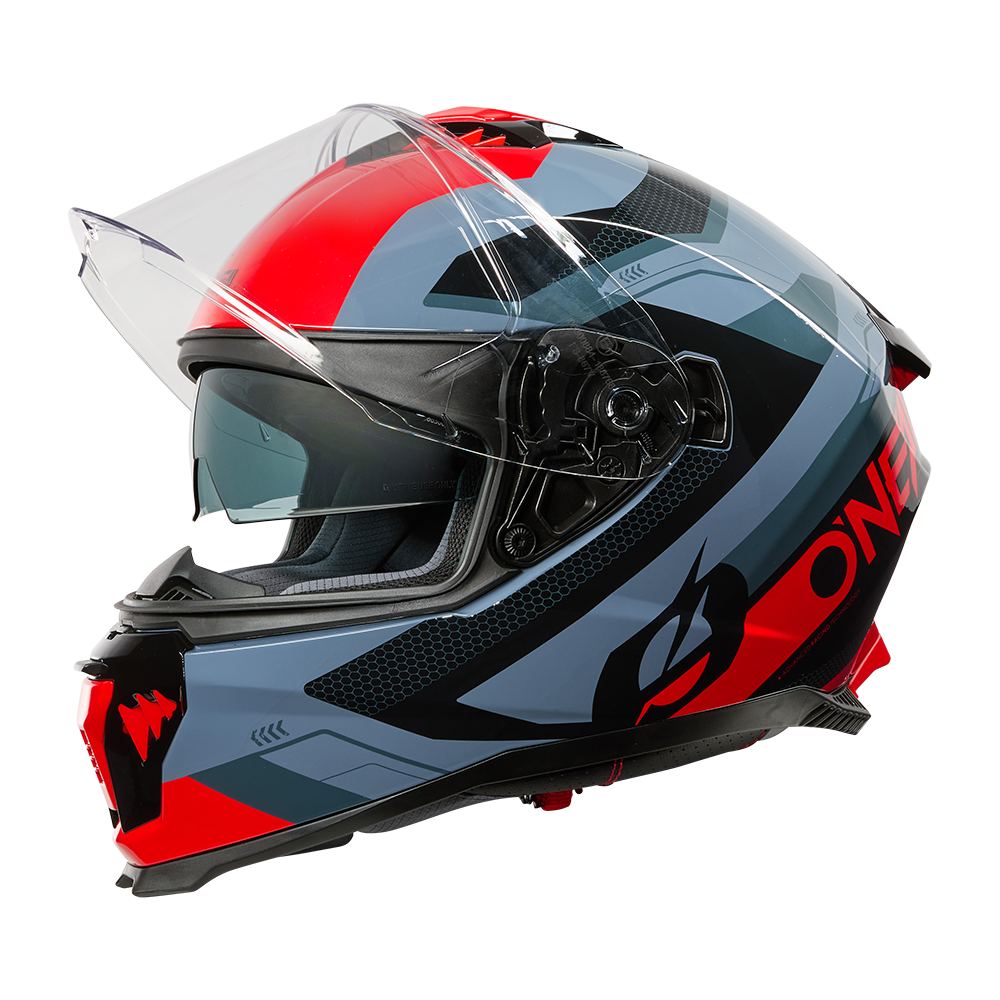 O'neal casco integrale CHALLENGER Helmet EXO nero/grigio/rosso