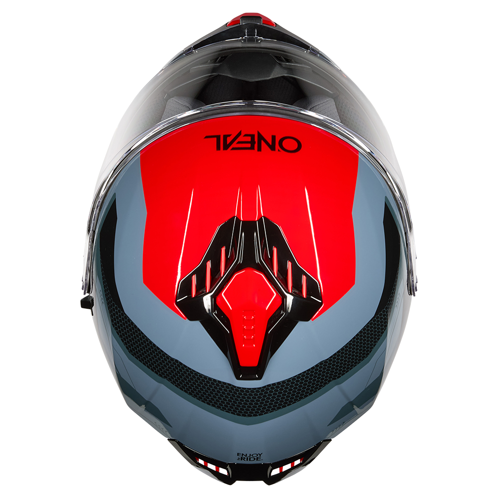 O'neal casco integrale CHALLENGER Helmet EXO nero/grigio/rosso
