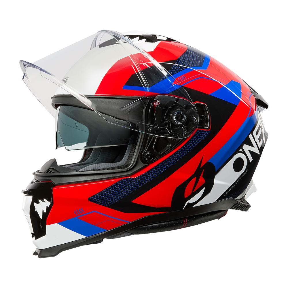 O'neal casco integrale CHALLENGER Helmet EXO nero/bianco/rosso/blu