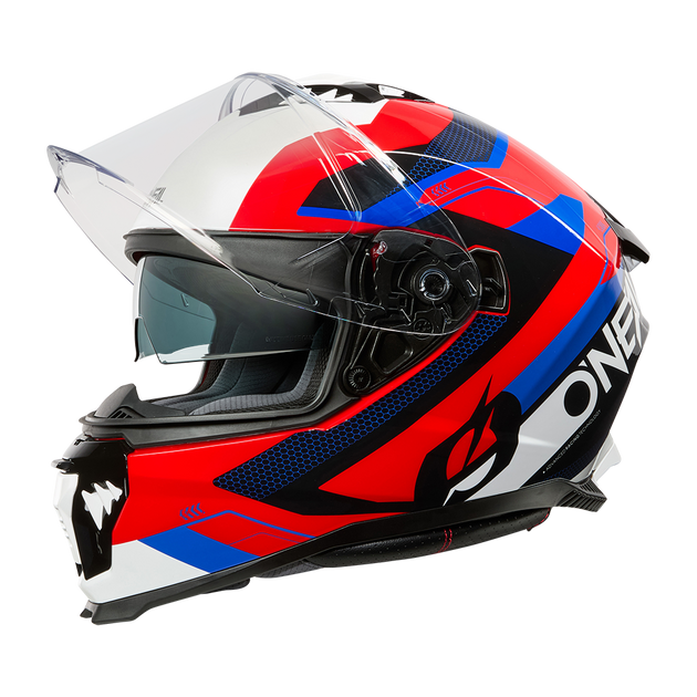 O'neal casco integrale CHALLENGER Helmet EXO nero/bianco/rosso/blu