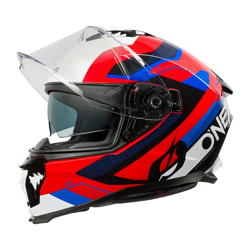O'neal casco integrale CHALLENGER Helmet EXO nero/bianco/rosso/blu