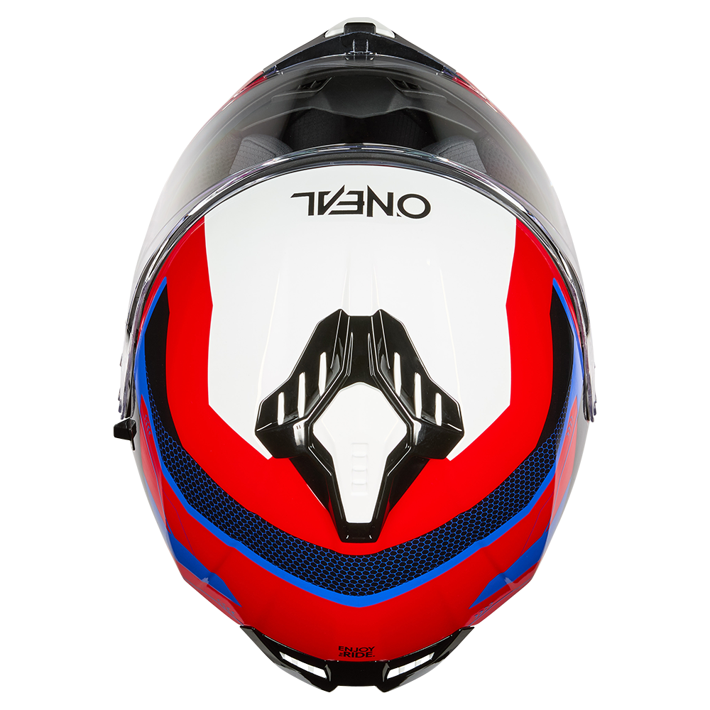 O'neal casco integrale CHALLENGER Helmet EXO nero/bianco/rosso/blu