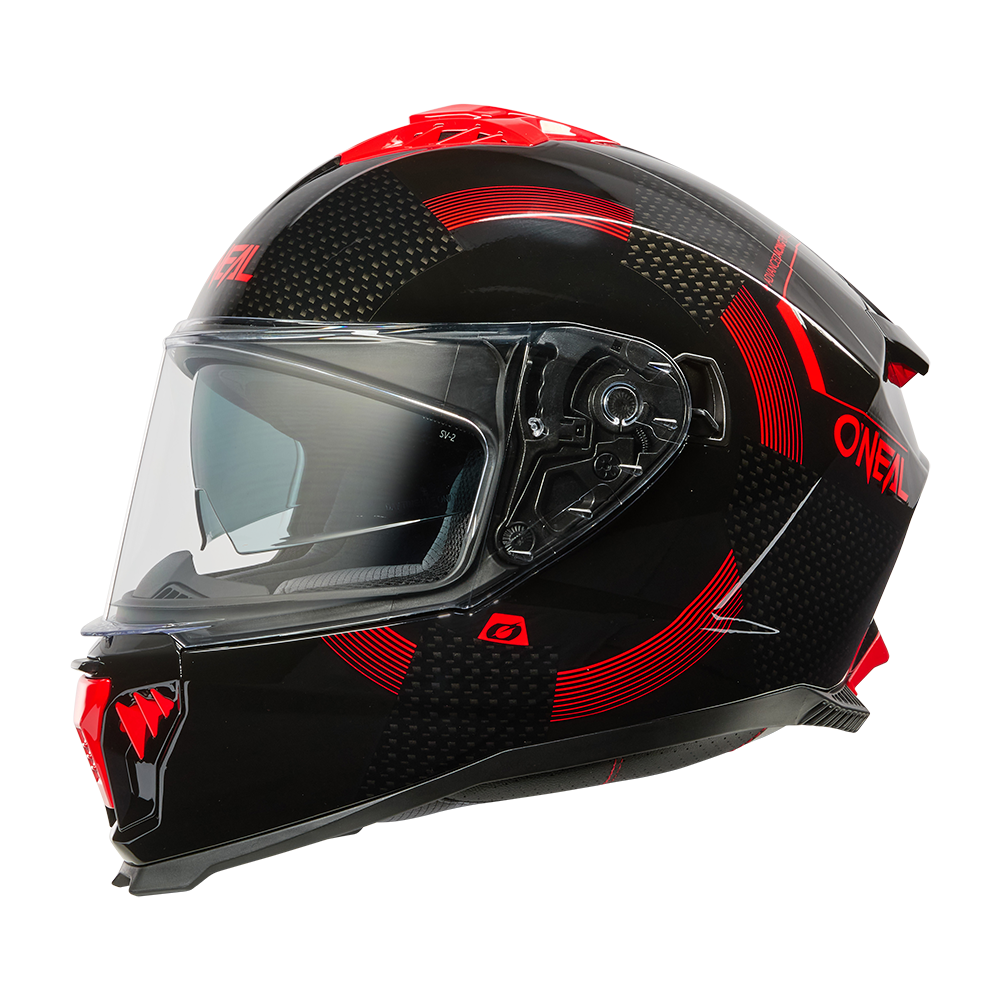 O'neal casco integrale CHALLENGER Helmet LOOP nero/rosso