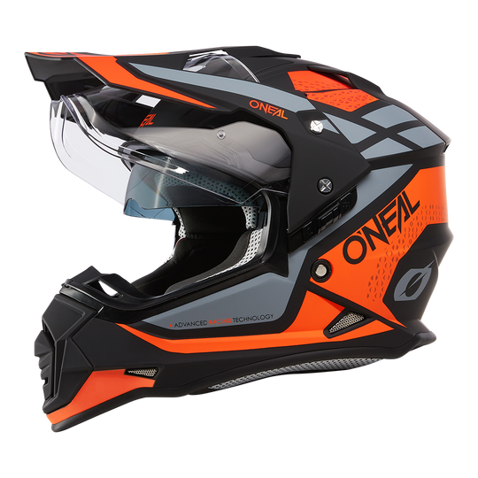 O'Neal casco enduro SIERRA R arancio/nero/grigio