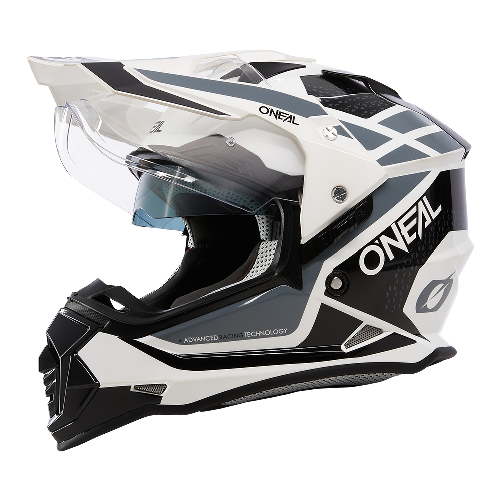 O'Neal casco enduro SIERRA R bianco/nero/grigio