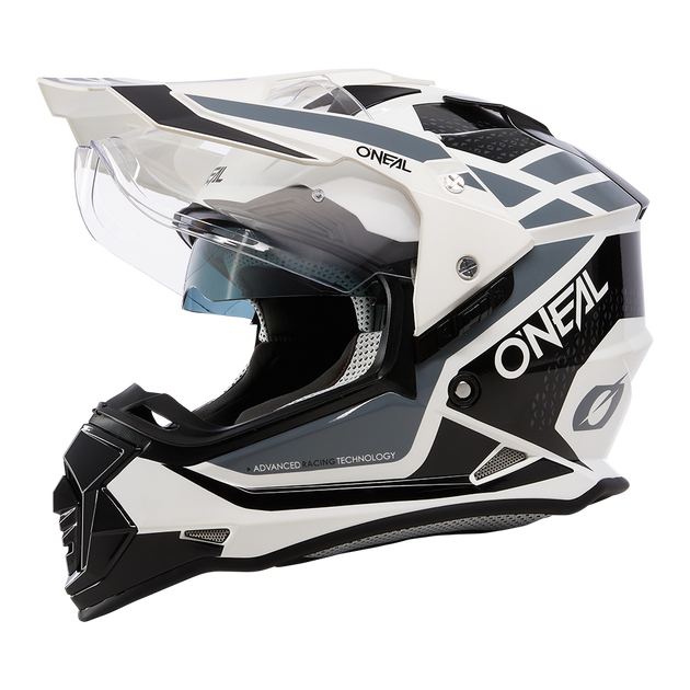 O'Neal casco enduro SIERRA R bianco/nero/grigio