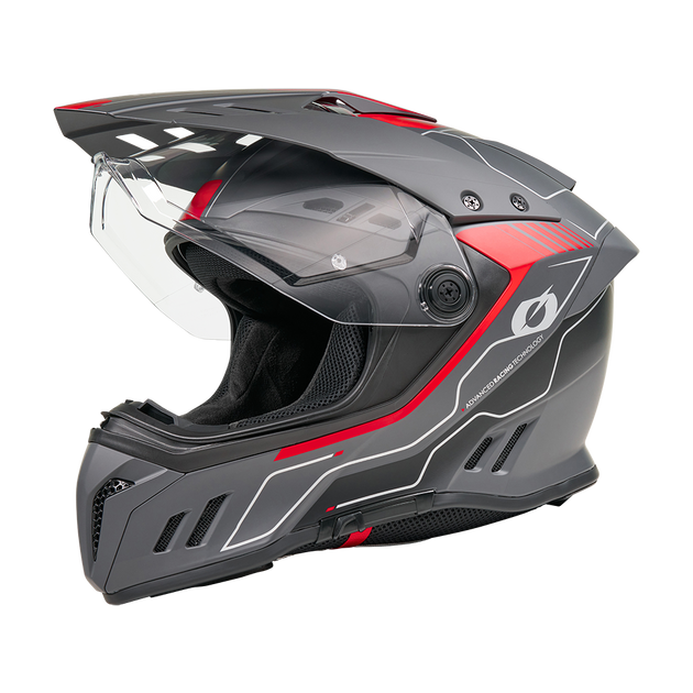 O'Neal casco enduro SIERRA RS ECHO nero/rosso