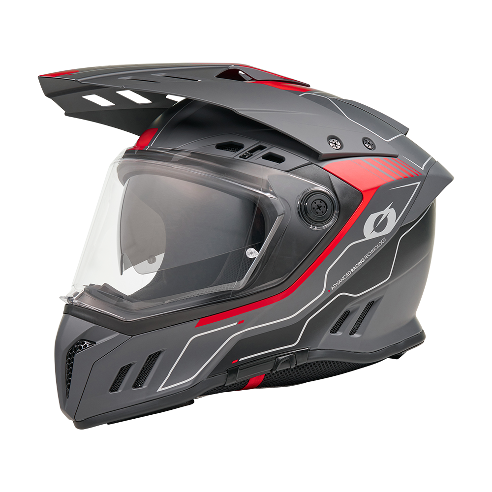 O'Neal casco enduro SIERRA RS ECHO nero/rosso - immagine 6