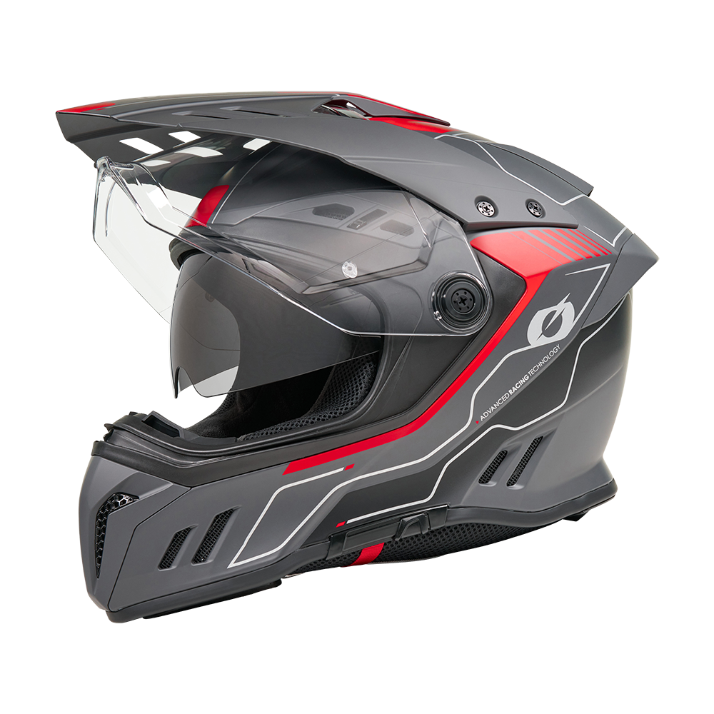 O'Neal casco enduro SIERRA RS ECHO nero/rosso - immagine 5