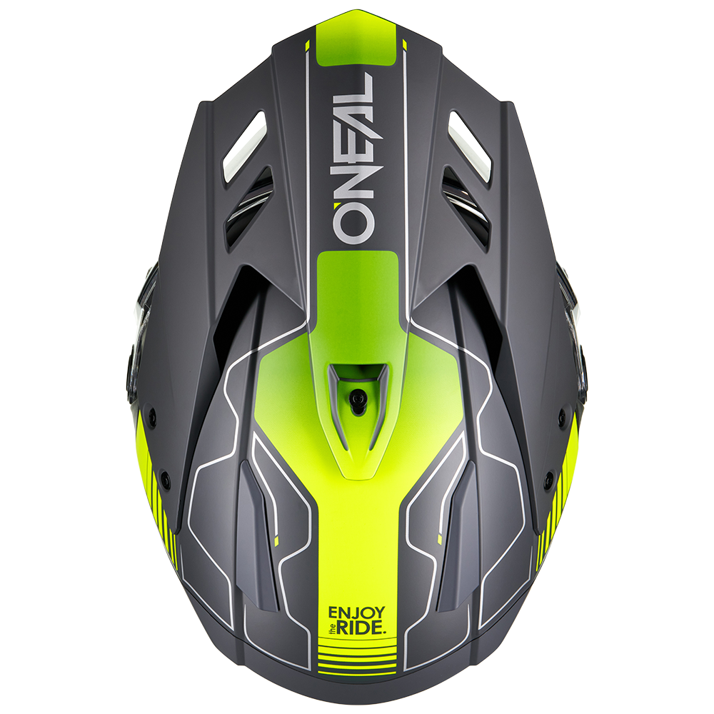 O'Neal casco enduro SIERRA RS ECHO nero/neon giallo - immagine 4