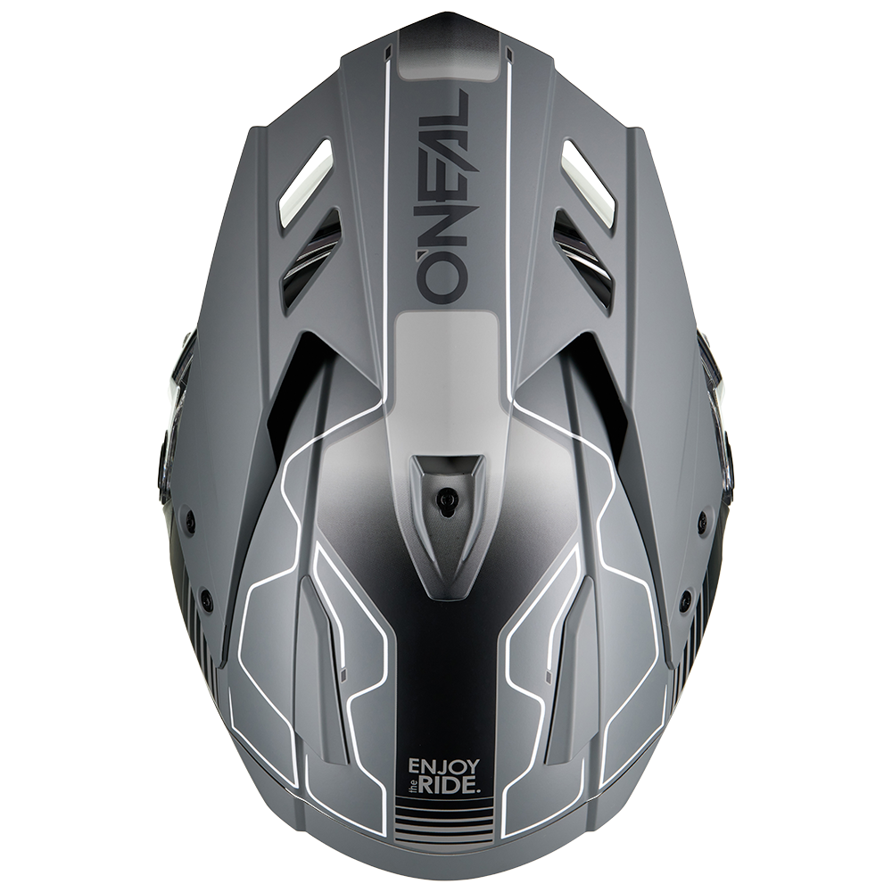 O'Neal casco enduro SIERRA RS ECHO nero/grigio - immagine 7