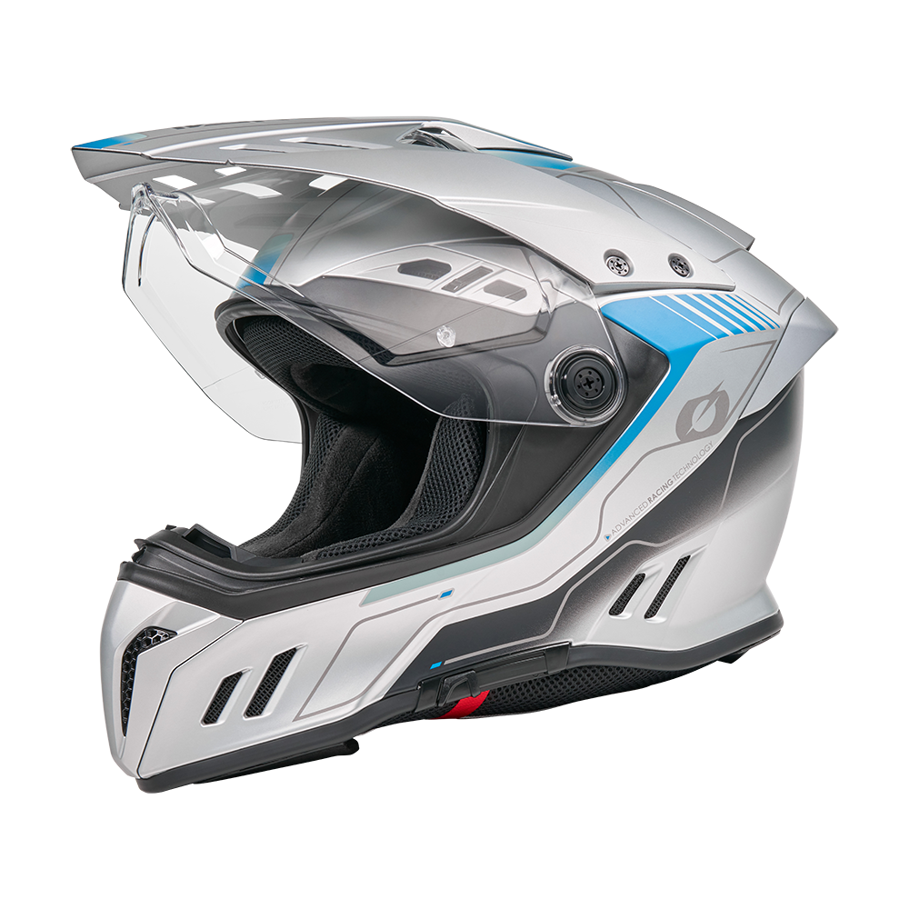 O'Neal casco enduro SIERRA RS ECHO grigio/blu