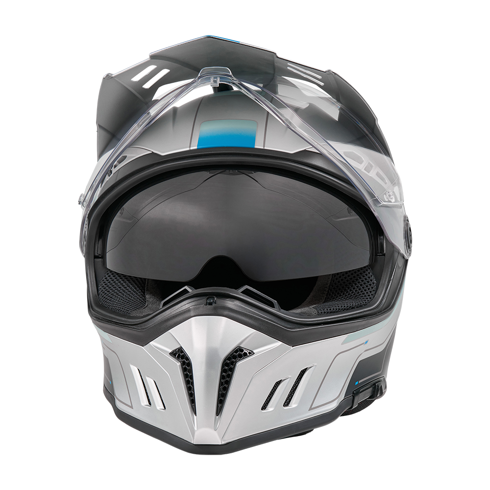 O'Neal casco enduro SIERRA RS ECHO grigio/blu - immagine 2