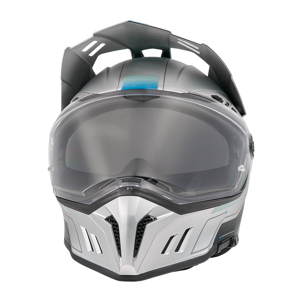 O'Neal casco enduro SIERRA RS ECHO grigio/blu - immagine 5