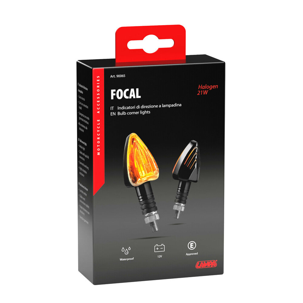 Lampa 90065 Focal, indicatori di direzione - 21W - Nero - immagine 2