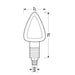 Lampa 90065 Focal, indicatori di direzione - 21W - Nero - immagine 3