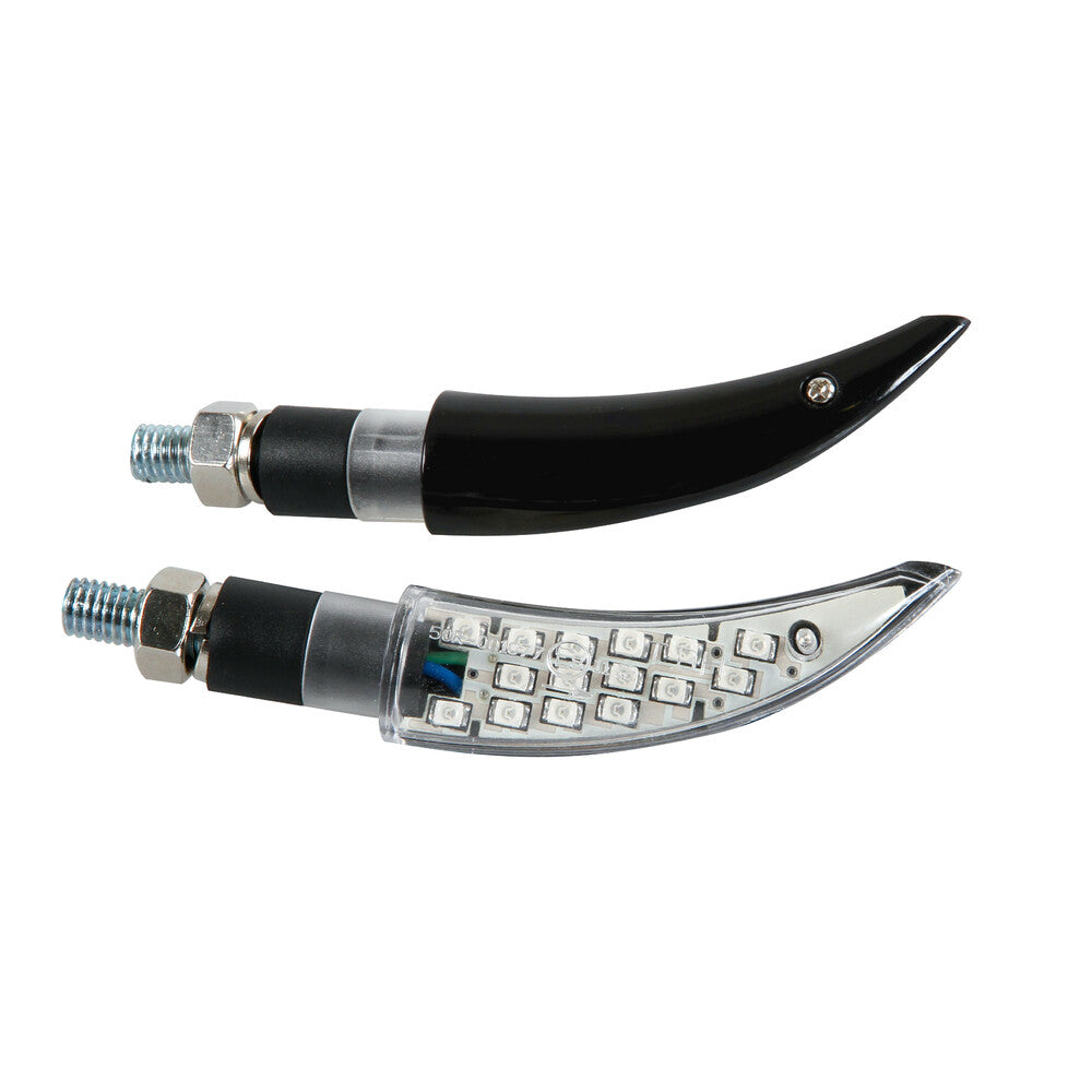 Lampa 90074 Katana, indicatori direzione a Led - 12V LED - Nero