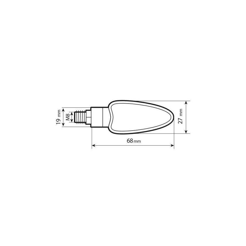 Lampa 90092 Arrow Halo, indicatori direzione - 21W - Nero - immagine 3