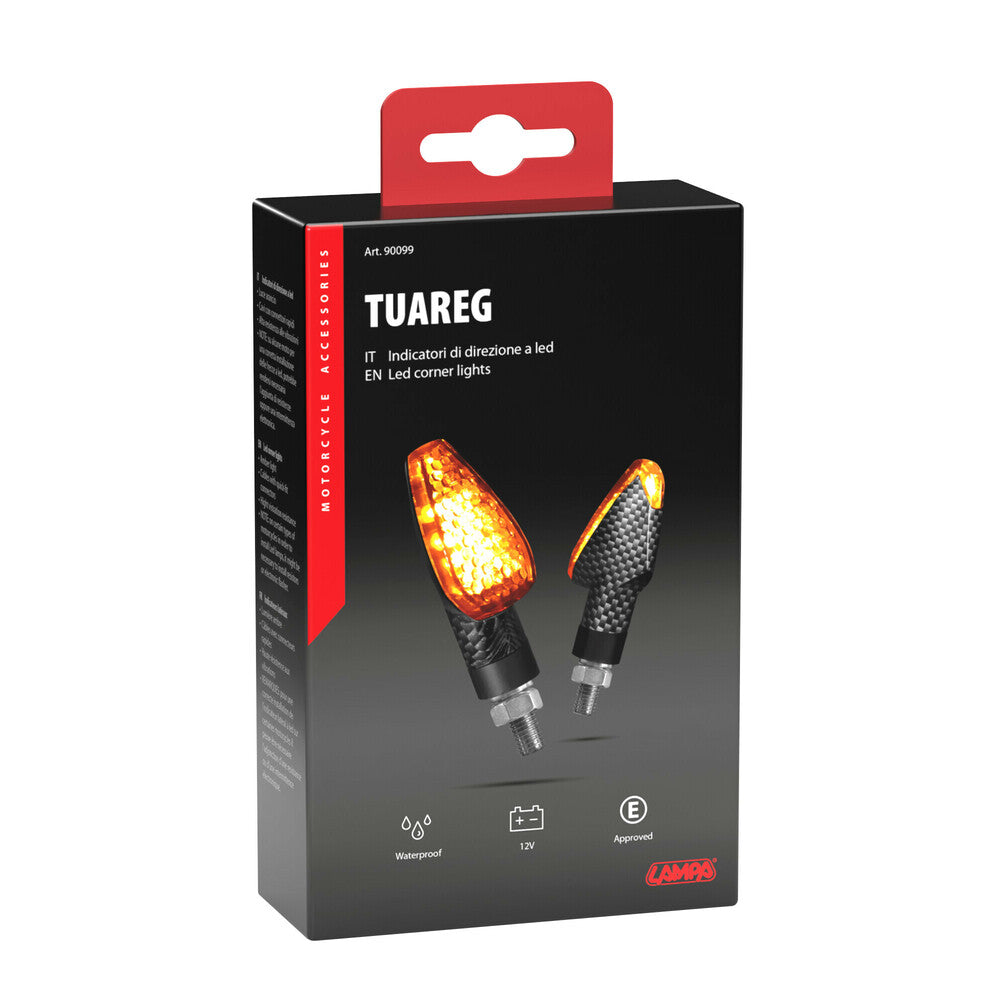Lampa 90099 Tuareg, indicatori direzione a led - 12V LED - Carbon - immagine 2