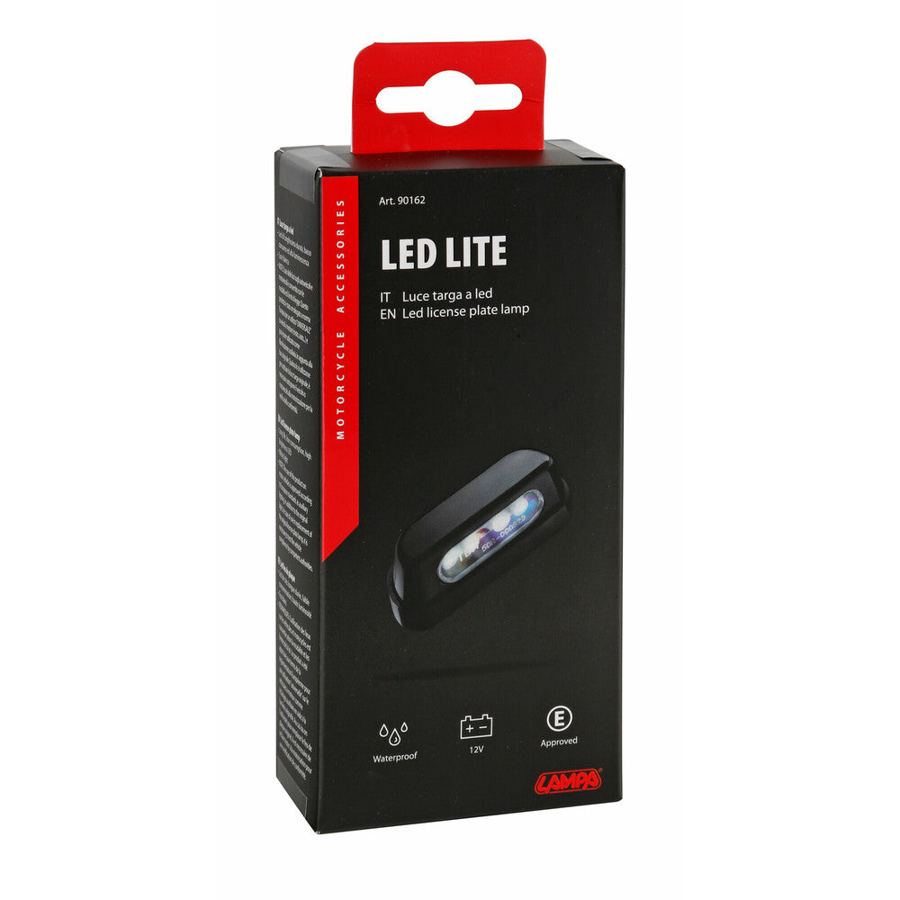 Luce targa a 4 Led - Bianco - Omologato