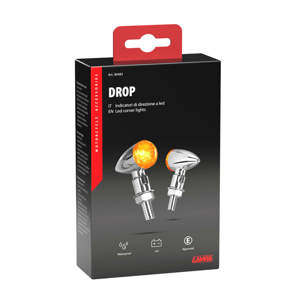 Lampa 90483 Drop, indicatori direzione a Led - Cromo - immagine 2