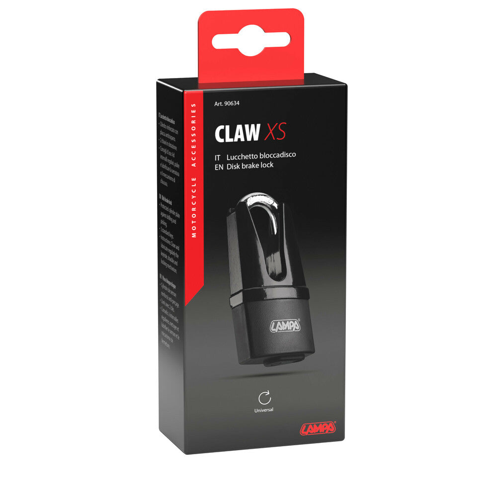 Claw XS, lucchetto bloccadisco