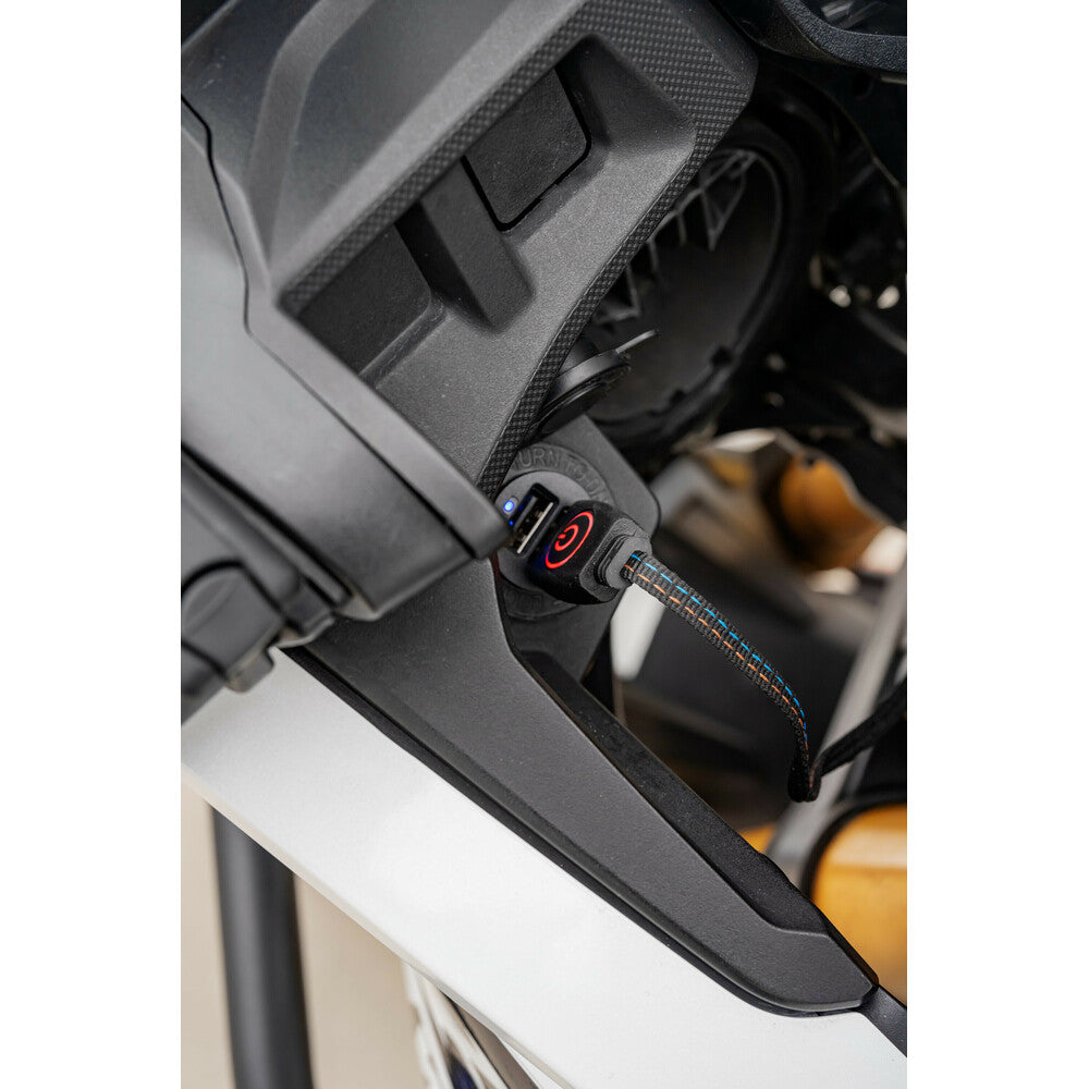 Lampa 90808 Manopole riscaldate con presa USB - immagine 3