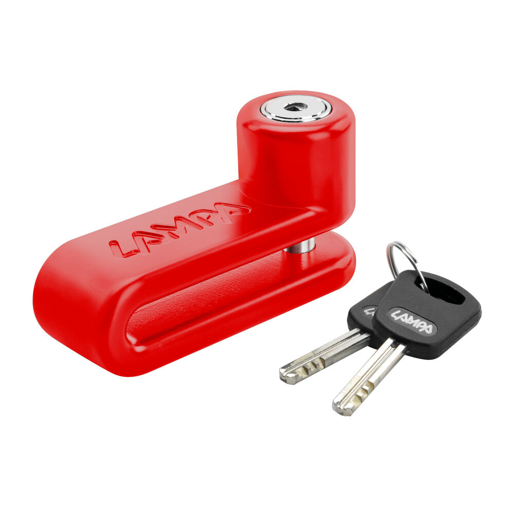 Pinch XL, lucchetto bloccadisco - Perno Ø 10 mm - Rosso