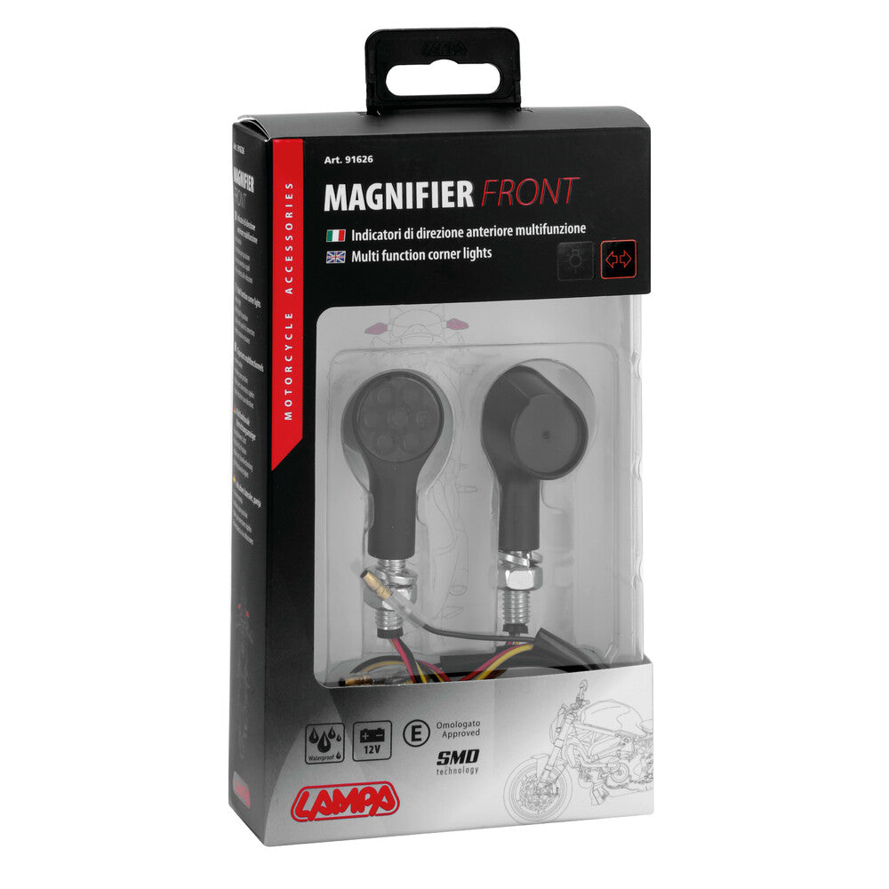Lampa 91626 Magnifier Front, indicatori di direzione a led e luce di posizione anteriori - 12V LED - immagine 3
