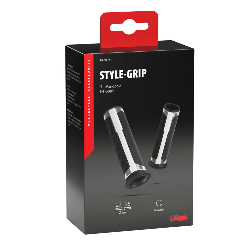 Lampa Style-Grip manopole universali - Argento - dettaglio 1