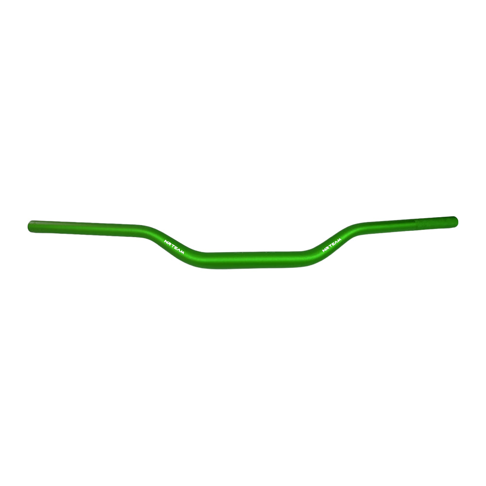 Manubrio NRTeam 28.6 mm piega bassa verde - 6061-T6
