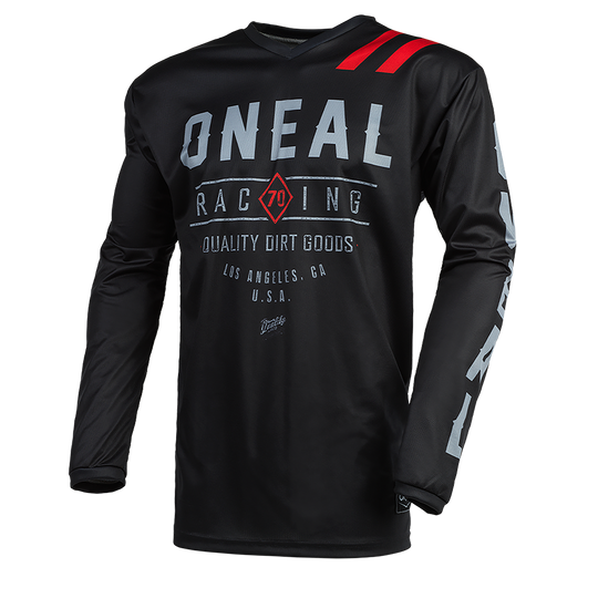 O'Neal maglietta cross ELEMENT DIRT nero/grigio
