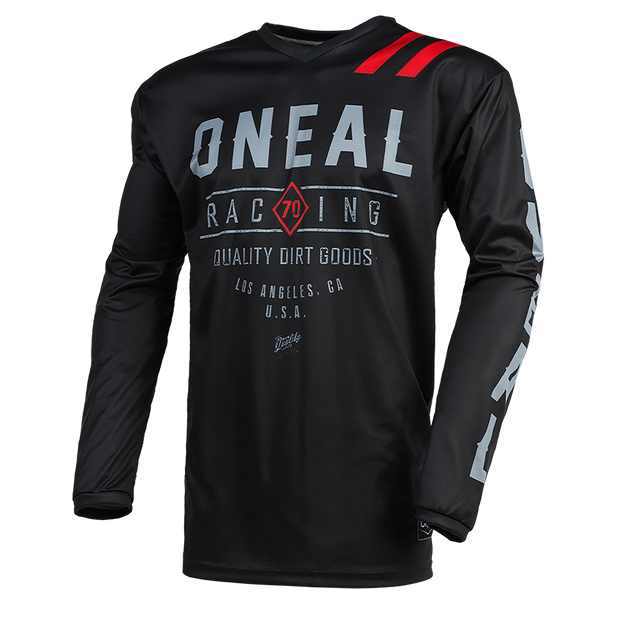 O'Neal maglietta cross ELEMENT DIRT nero/grigio