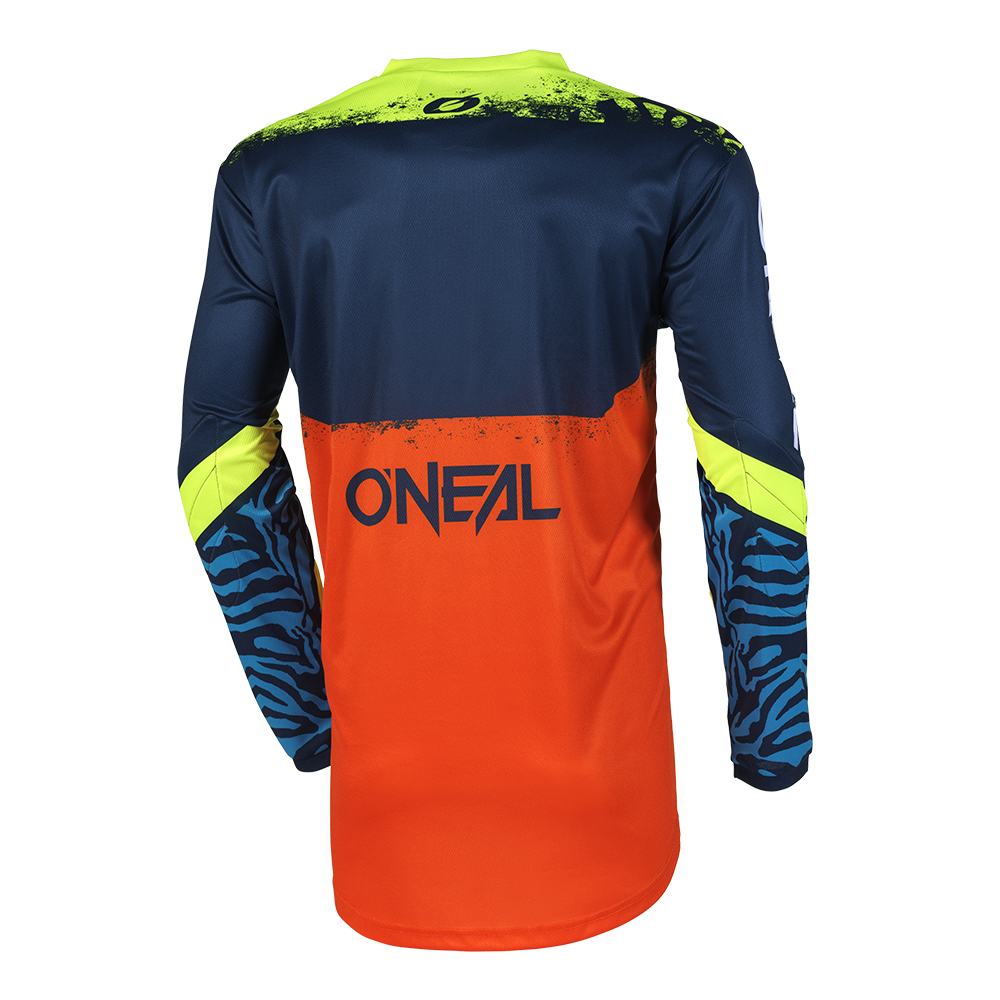 O'Neal maglietta cross ELEMENT bambino SHOCKER blu/arancio - immagine 2
