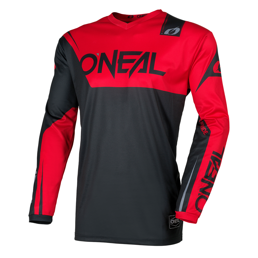 O'Neal maglietta cross ELEMENT RACEWEAR nero/rosso