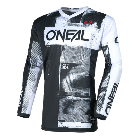 O'Neal maglietta cross ELEMENT ROLLER nero/bianco