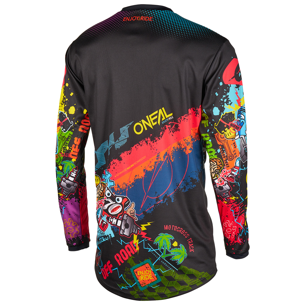 O'Neal maglietta cross ELEMENT bambino VIBRANT multicolore - immagine 2
